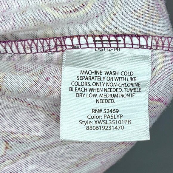 White Stag Purple Cotton Knit Long Sleeve Shirt - Picture 6 of 7